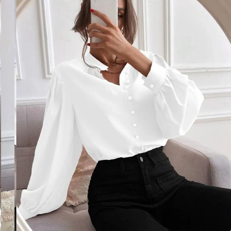 👚 Elegancki top z luźną bluzką z klapami