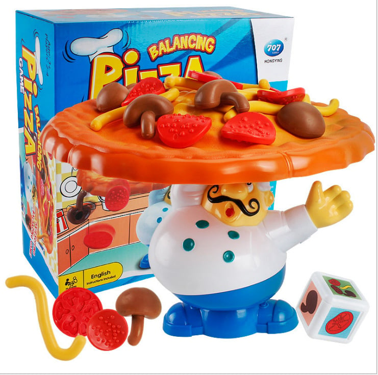 🎁Ostatni dzień 49% ZNIŻKI🍕Gra Bilans pizzy - Puzzle z pizzą kreatywnego szefa kuchni, zabawa dla rodziny i przyjaciół