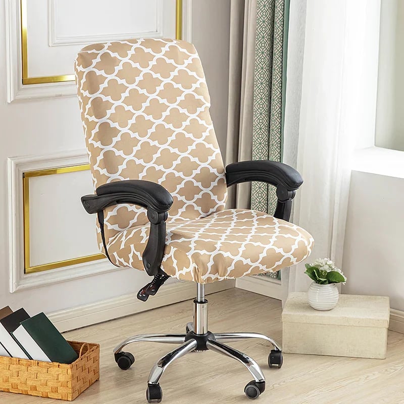 One Piece Printed Office Chair Cover