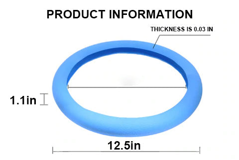 Silikonowa osłona kierownicy samochodu