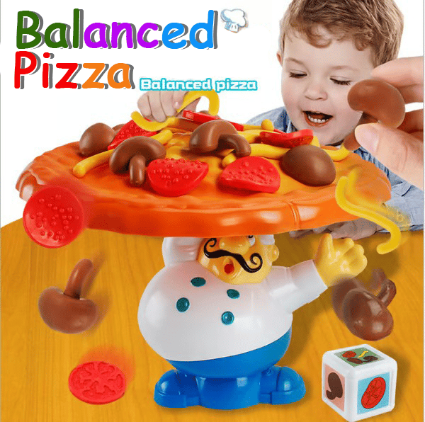 🎁Ostatni dzień 49% ZNIŻKI🍕Gra Bilans pizzy - Puzzle z pizzą kreatywnego szefa kuchni, zabawa dla rodziny i przyjaciół