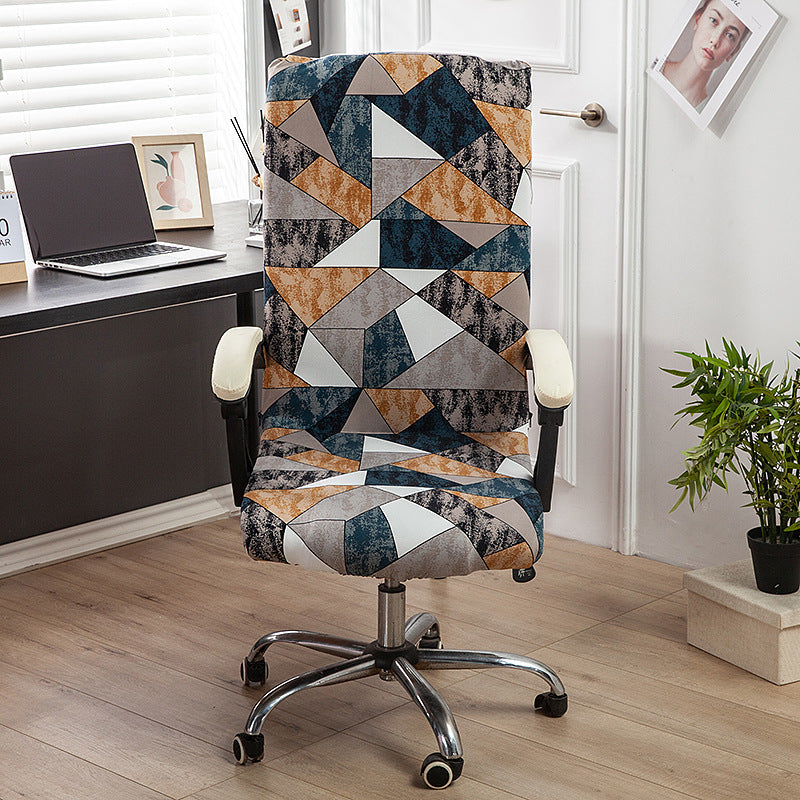 One Piece Printed Office Chair Cover