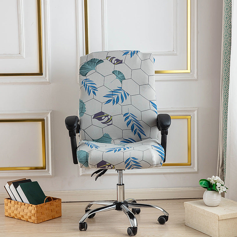 One Piece Printed Office Chair Cover