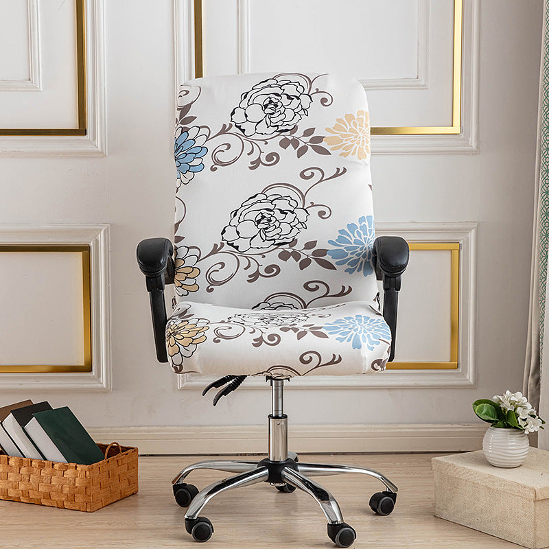 One Piece Printed Office Chair Cover