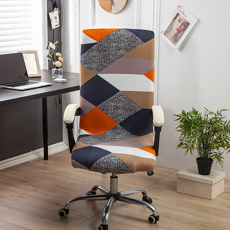 One Piece Printed Office Chair Cover