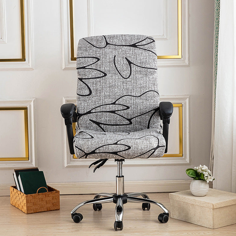 One Piece Printed Office Chair Cover