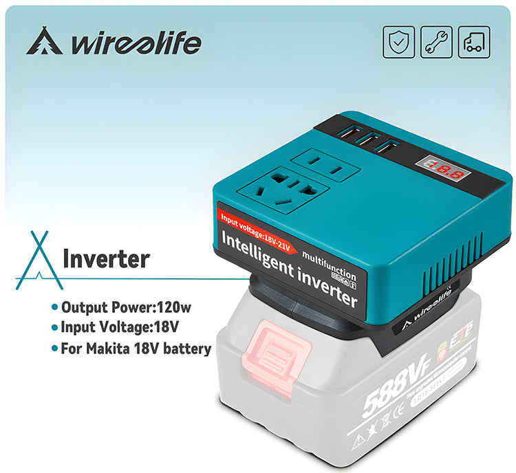 🧰️Smart inverter with lithium battery