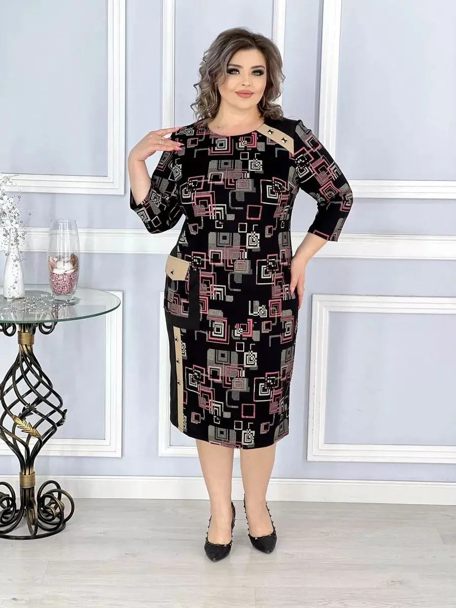 🍑😍【S-5XL】Rochie fermecătoare de toamnă de mărime mare