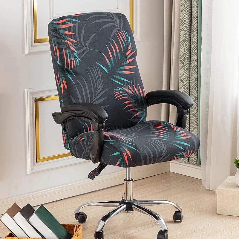 One Piece Printed Office Chair Cover