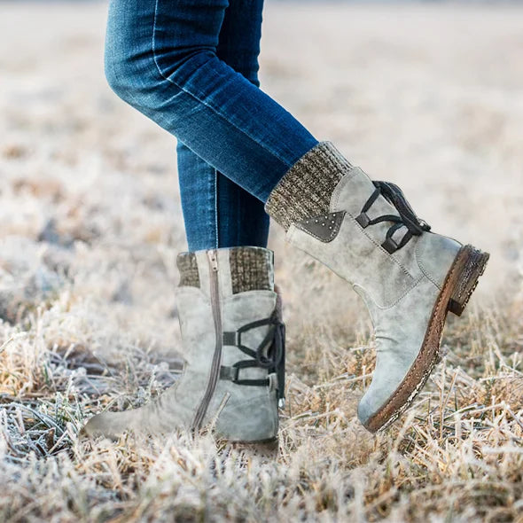 Wodoodporne buty do połowy łydki PREMIUM zapinane na zamek