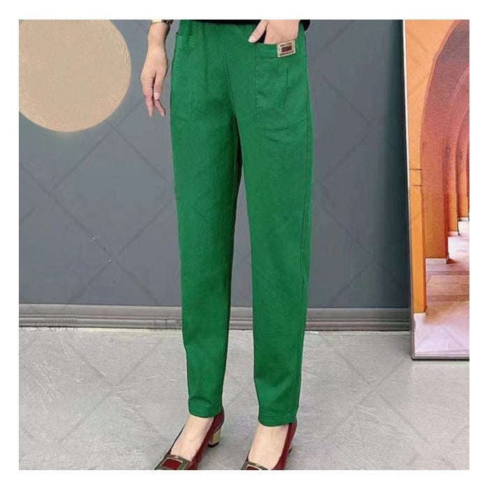 ✨️☁️LAST DAY SALE 49% OFF✨️☁️Women's Elastic Waist Cotton Pants