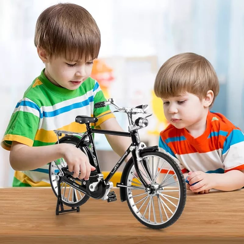 51 PCS DIY Retro Bicycle Model Ornament For Kids